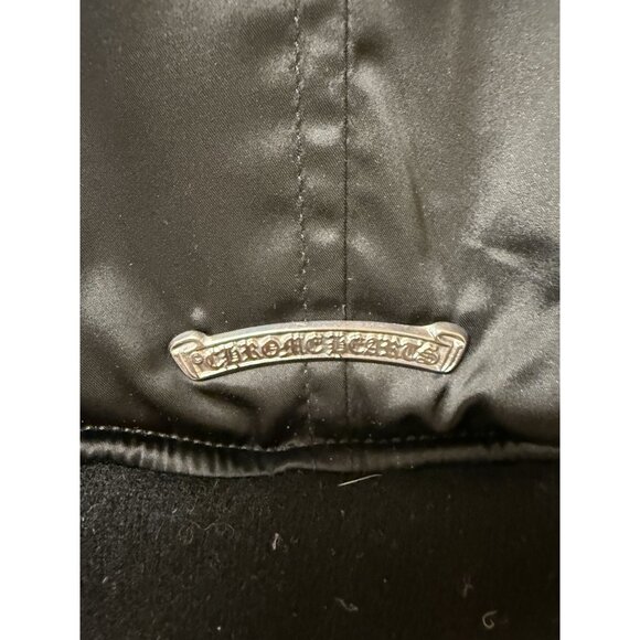 Chrome Hearts Black Bomber Jacket With Shearling Lining & Cross Details M - Picture 13 of 16